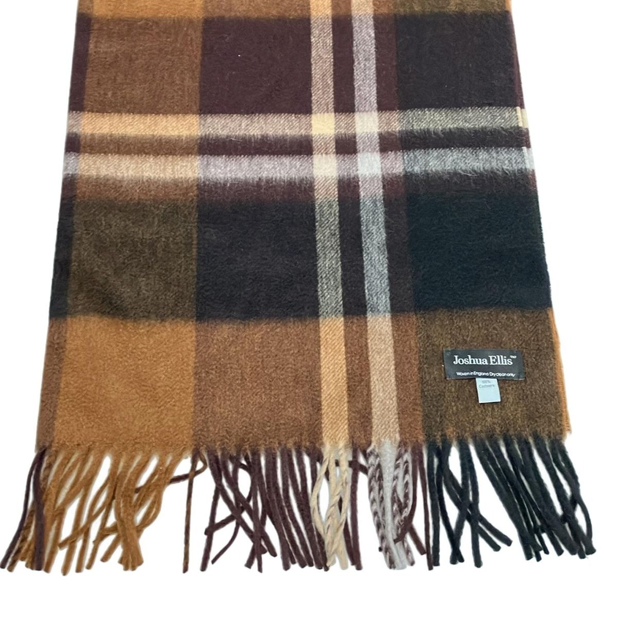 Joshua Ellis(ジョシュアエリス) ストール(ショール) - ダークブラウン