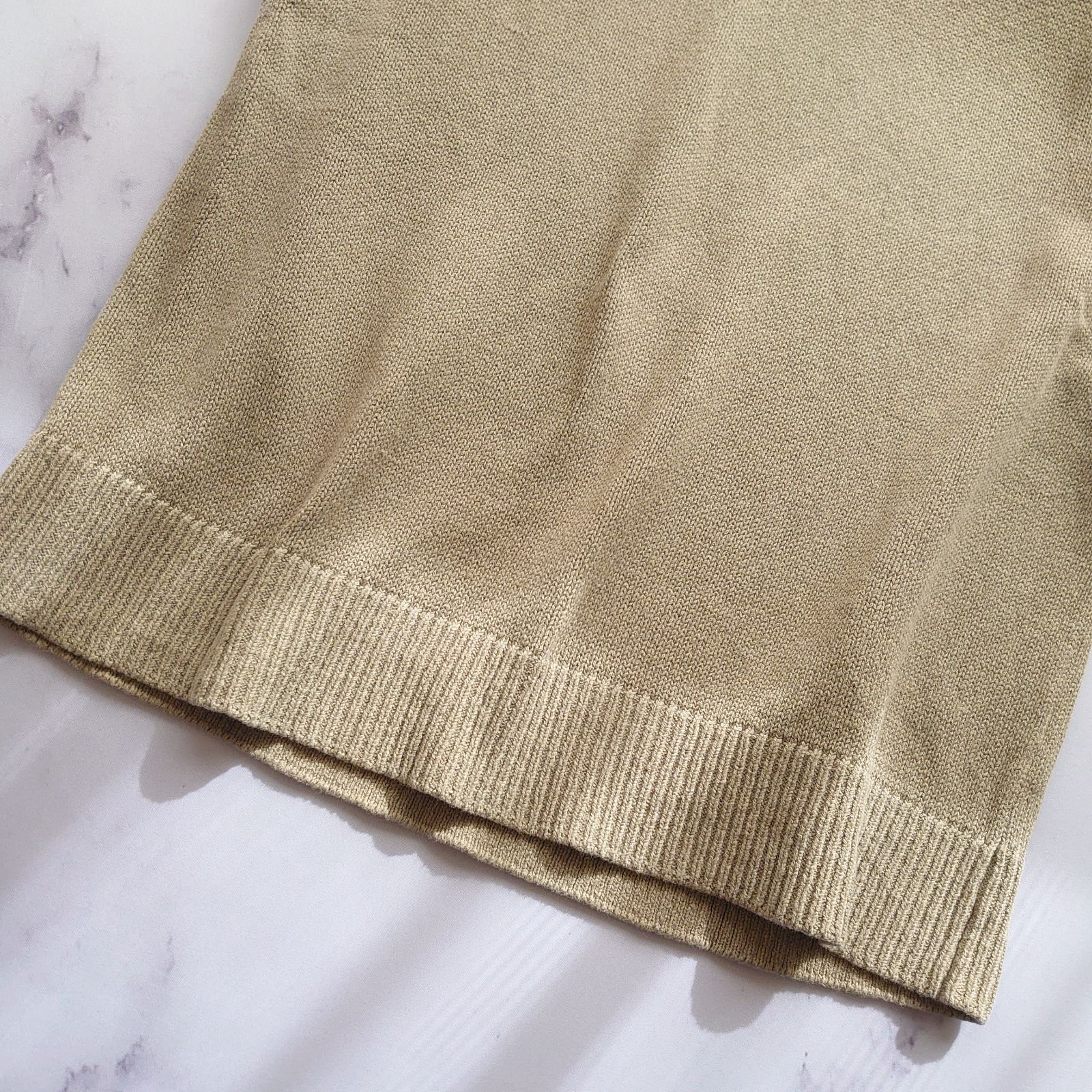  24 SS MHL. ROUGH COTTON LINEN ニットベスト サイズ2 ノースリーブ ニット セーター