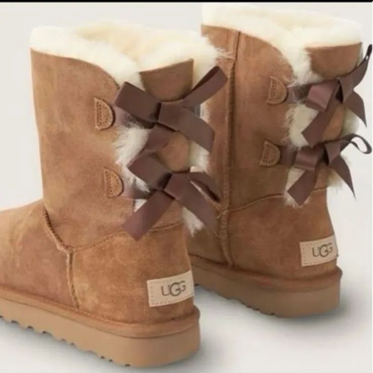 UGG アグ Bailey Bow II Boots ムートンブーツ ダブルリボン 23cm