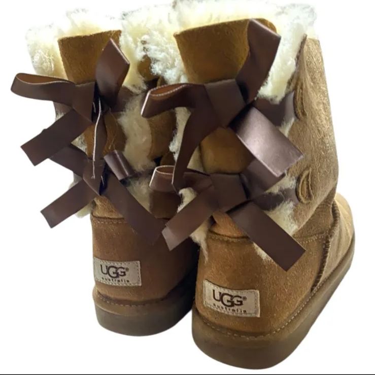 UGG アグ Bailey Bow II Boots ムートンブーツ ダブルリボン 23cm