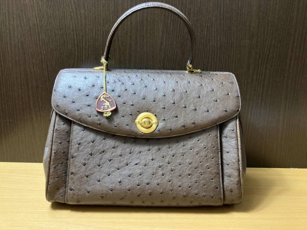 JRAタグ付き オーストリッチ ハンドバッグ - メルカリ