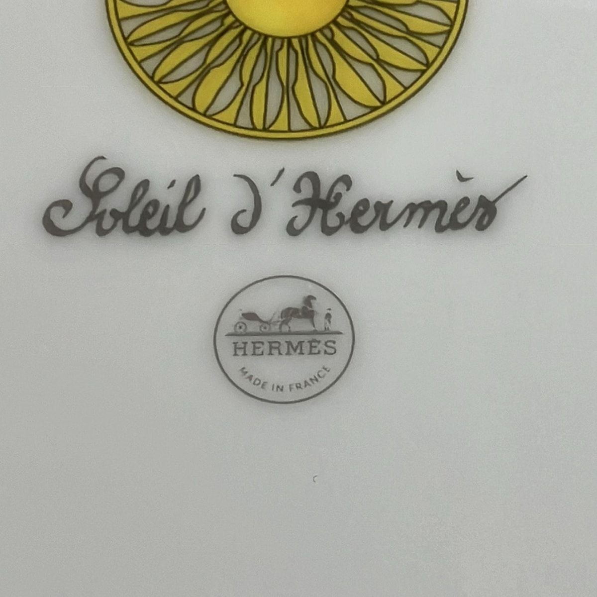 HERMES(エルメス) プレート新品同様 ソレイユ ドゥ エルメス イエロー