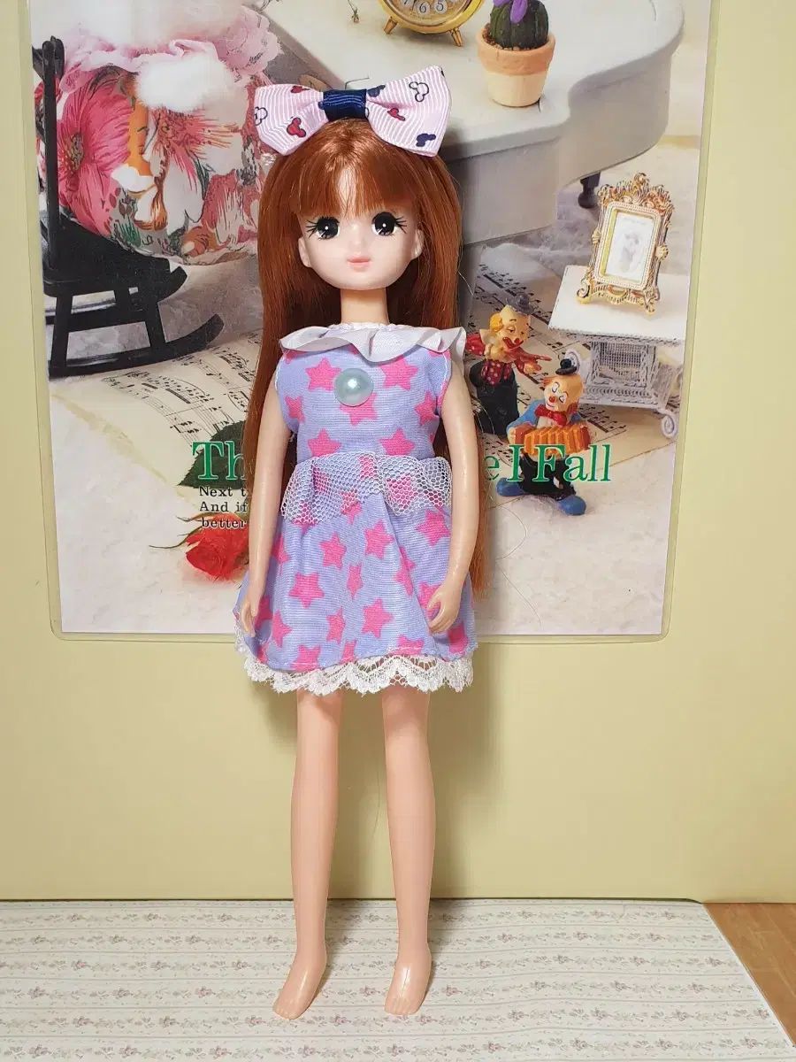 赤茶色のツインテール さくら ヴィンテージぬいぐるみ レトロ人形 リカ