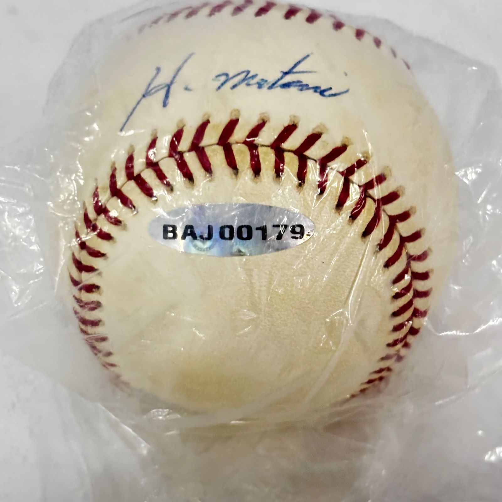 松井秀喜 直筆サインボール UDA認証 MLB公式球 ホログラム・保証書付き
