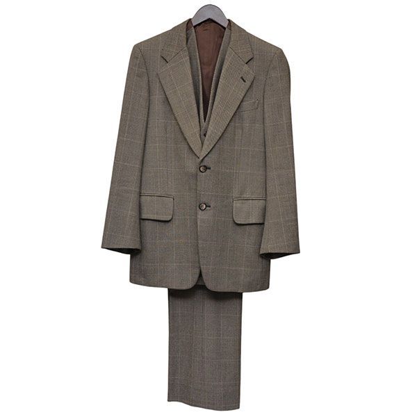 D'URBAN ダーバン 3ピースセットアップスーツ 2Bテーラードジャケット