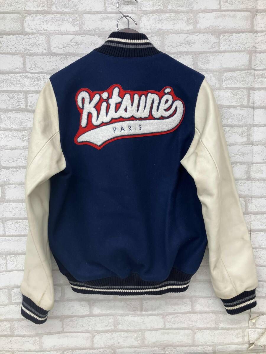 MAISON KITSUNE メゾンキツネ KML-0350-B スタジャ インポート NAVY