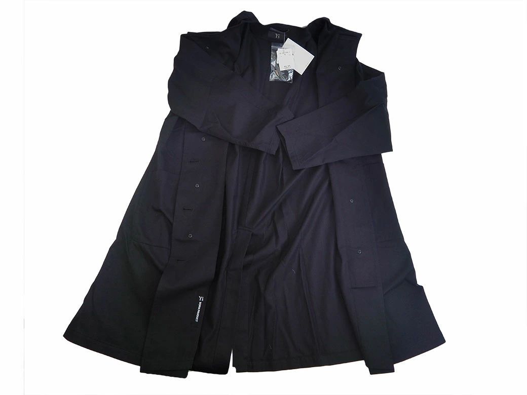 ワイズ ヨウジヤマモト コンポジションシーアタッチドレーベル コート