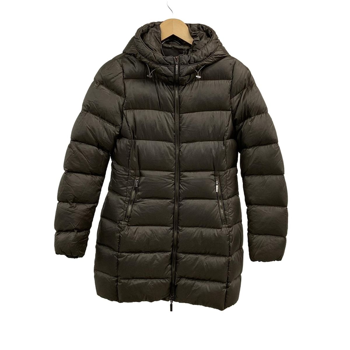 MOORER(ムーレー) ダウンコート サイズ42 L レディース美品 - カーキ