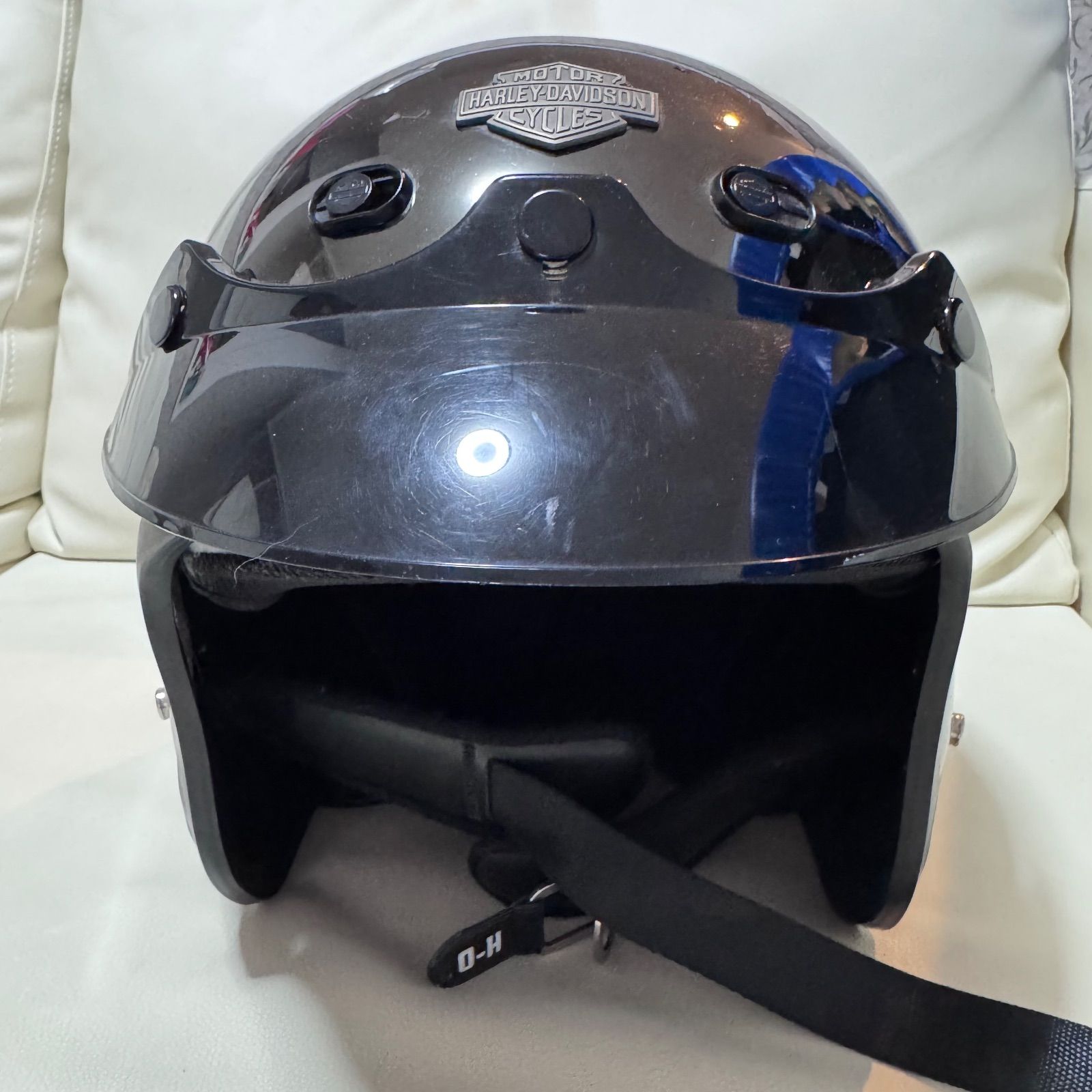 ハーレダビッドソン　2003 100周年モデル シルバー ジェットヘルメット ハーレダビッドソン 2003 100周年モデル シルバー ジェットヘルメット