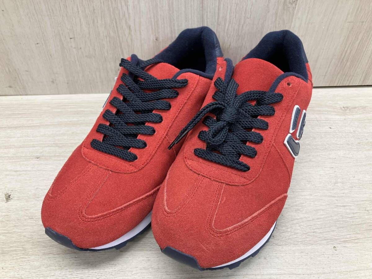 通年 viq SANGACIO にゅーず MOM カーマイン スニーカー スエード