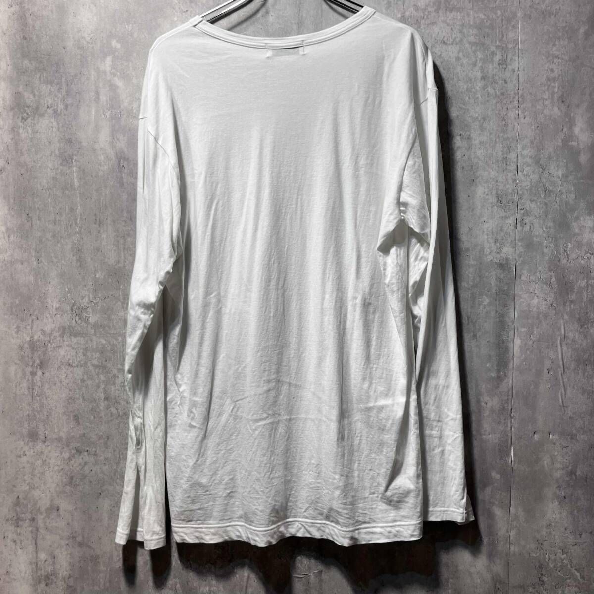 21aw Yohji Yamamoto POUR HOMME size3 長袖Tシャツ 無地コットン