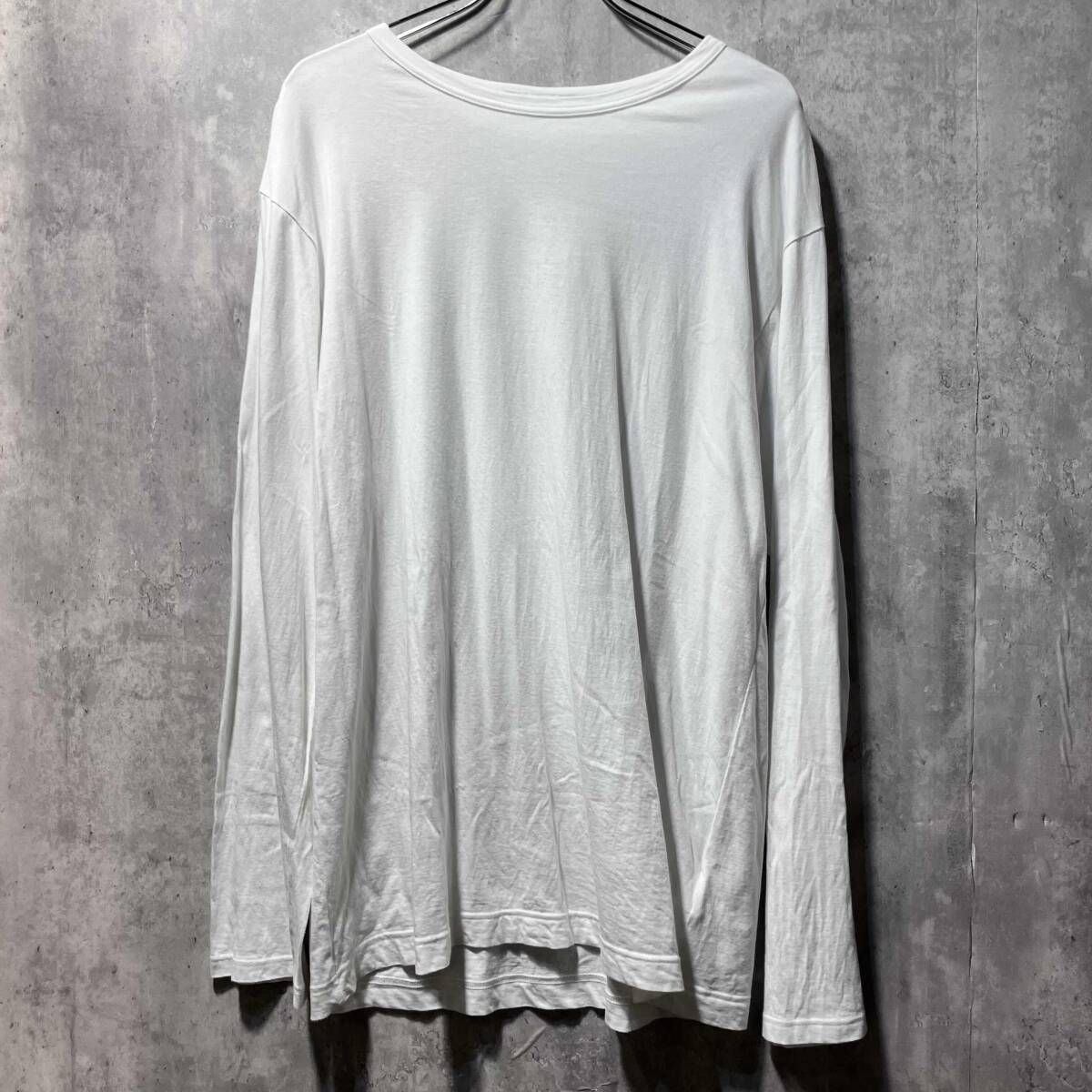 21aw Yohji Yamamoto POUR HOMME size3 長袖Tシャツ 無地コットン