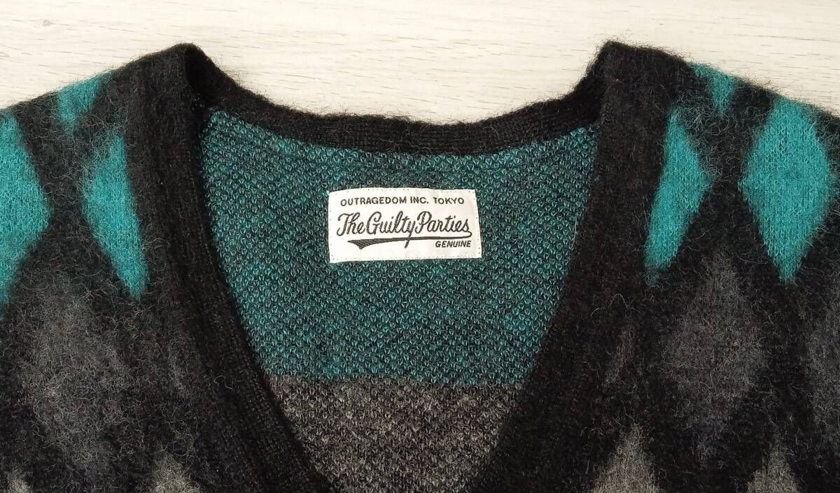 ワコマリア アーガイル柄 モヘアカーディガン ワコマリア モヘアカーディガン アーガイル柄 楽天市場】◇ワコマリア