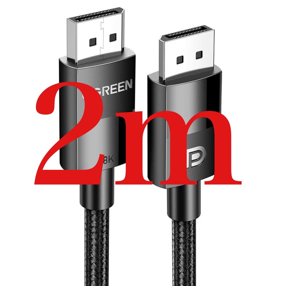 UGREEN ゲーミング 8K Displayport ケーブル DP1.4規格 【VESA認証