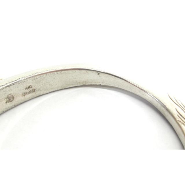 TADY & KING イーグル フェイス バングル K18 ウルフメタル