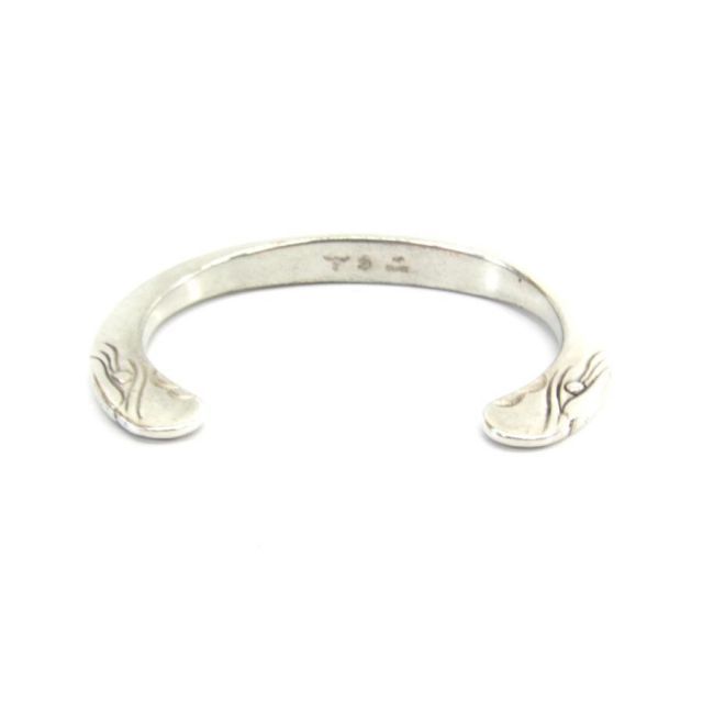 TADY & KING イーグル フェイス バングル K18 ウルフメタル