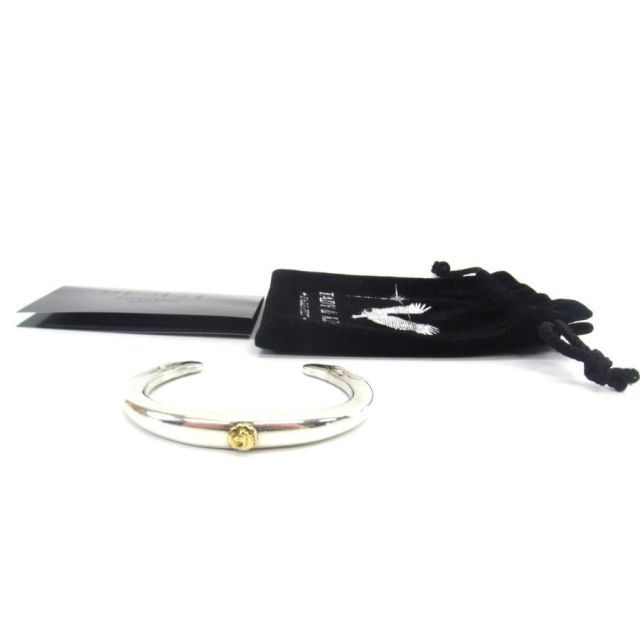 TADY & KING イーグル フェイス バングル K18 ウルフメタル