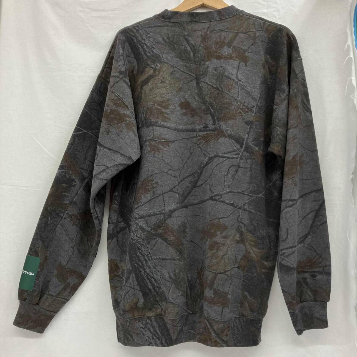 otto958×fifthオット958×フィフス／ グレー×レッド／総柄 スウェット