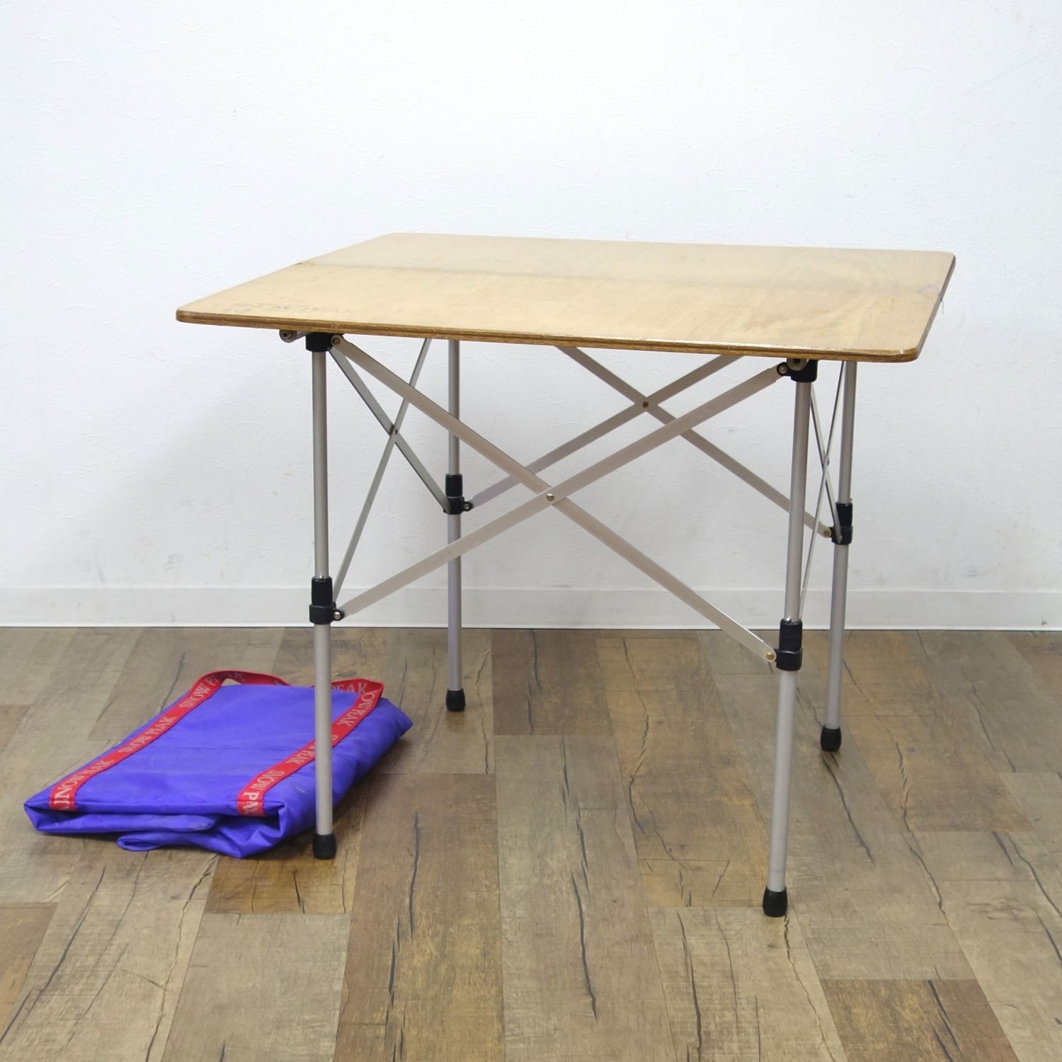 【廃番】スノーピーク フォールディング テーブル シナベニア スノーピーク snowpeak フォールディング テーブル シナベニア 旧ロゴ