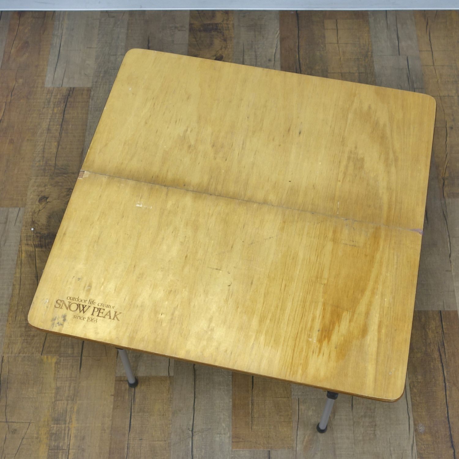 スノーピーク snowpeak フォールディング テーブル シナベニア 旧ロゴ