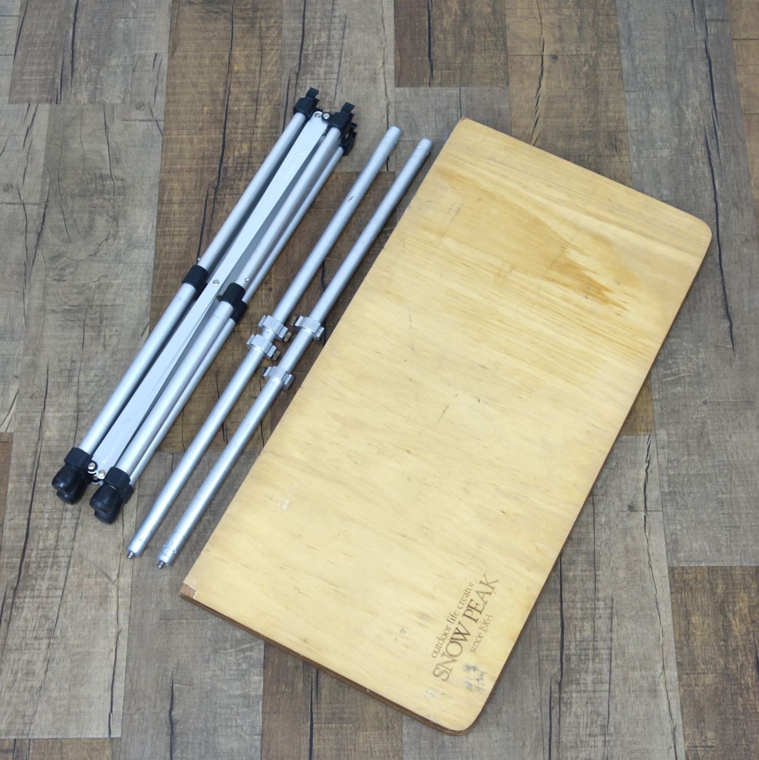 スノーピーク snowpeak フォールディング テーブル シナベニア 旧ロゴ