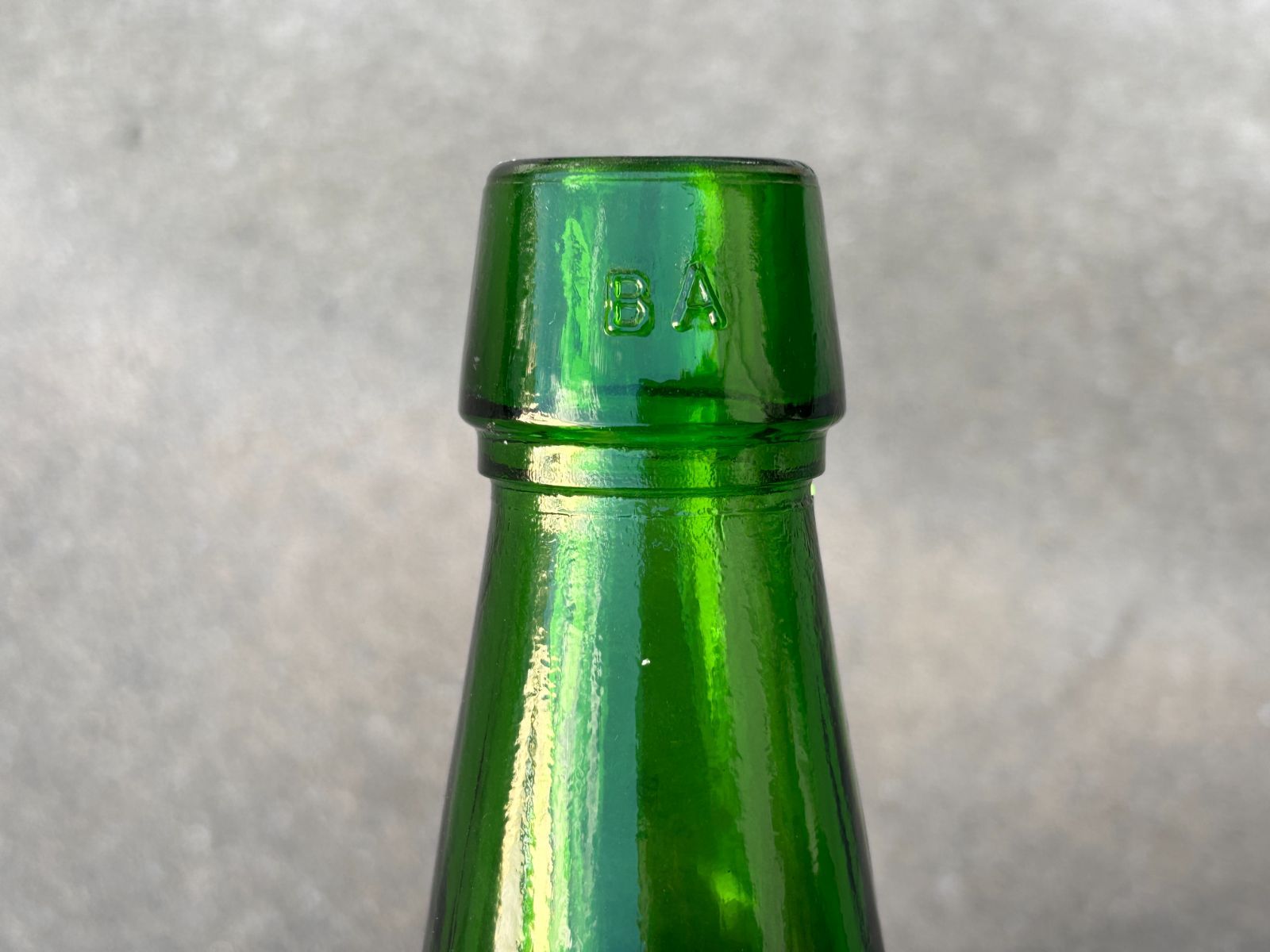 フランスアンティーク デミジョンボトル グリーン