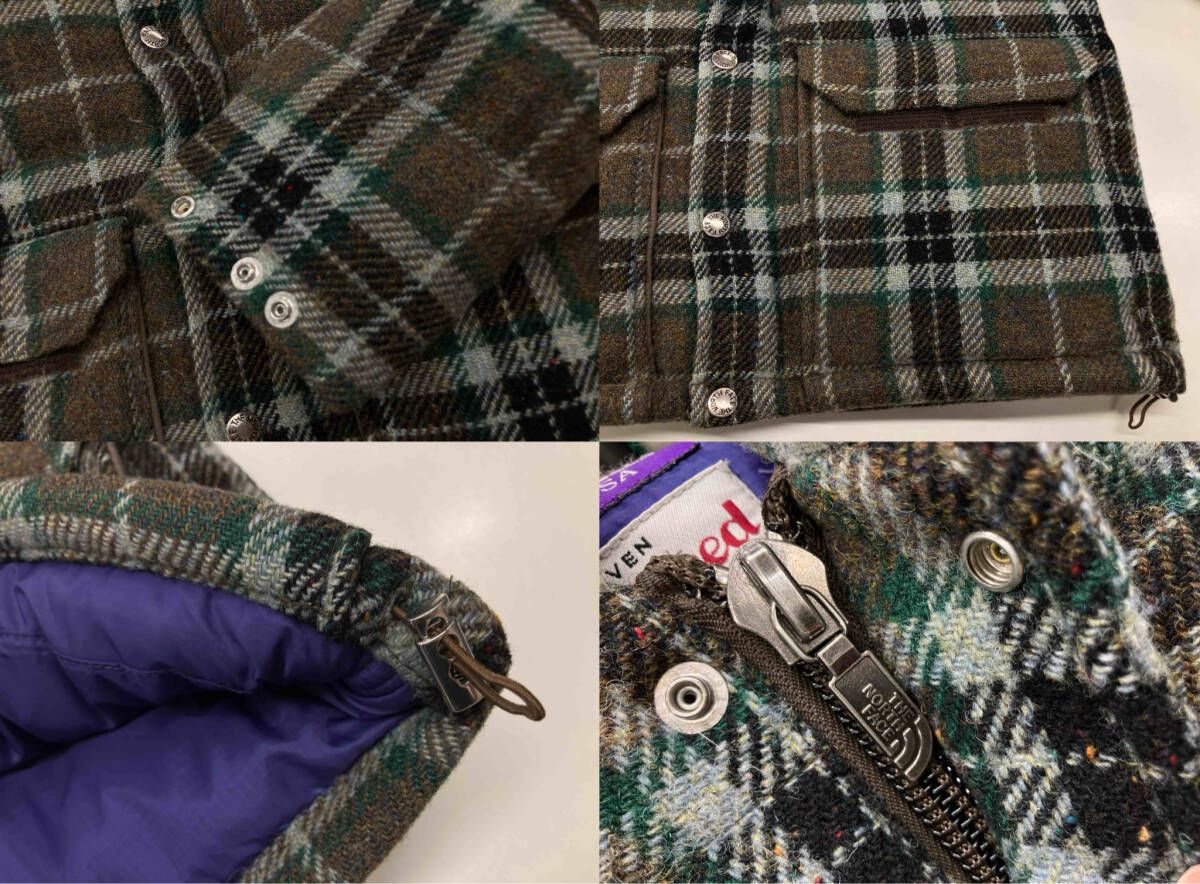 THE NORTH FACE PURPLE LABEL×Harris Tweed ダウンジャケット