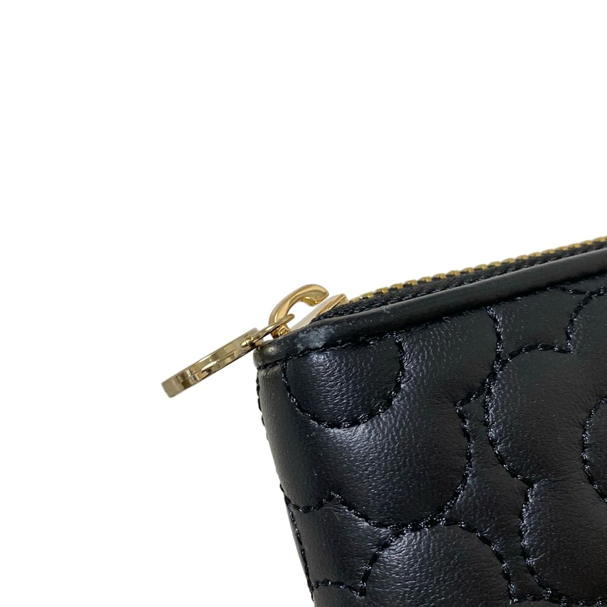 MARY QUANT(マリークワント) 長財布 - 黒 レザー - メルカリ