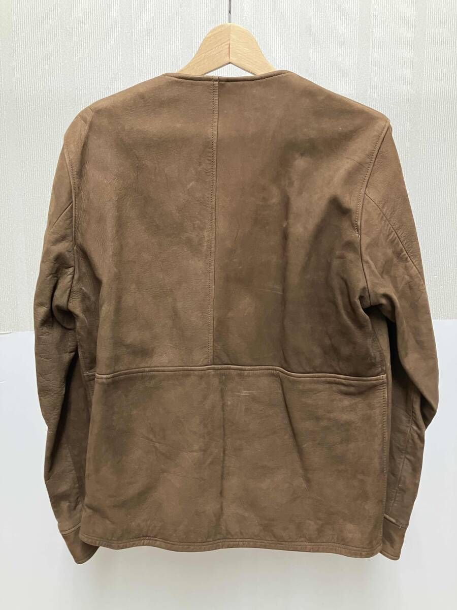 Varde77 NO COLLAR NUBUCK LEATHER JACKET 9019AW-CM-LJ01 バルデ