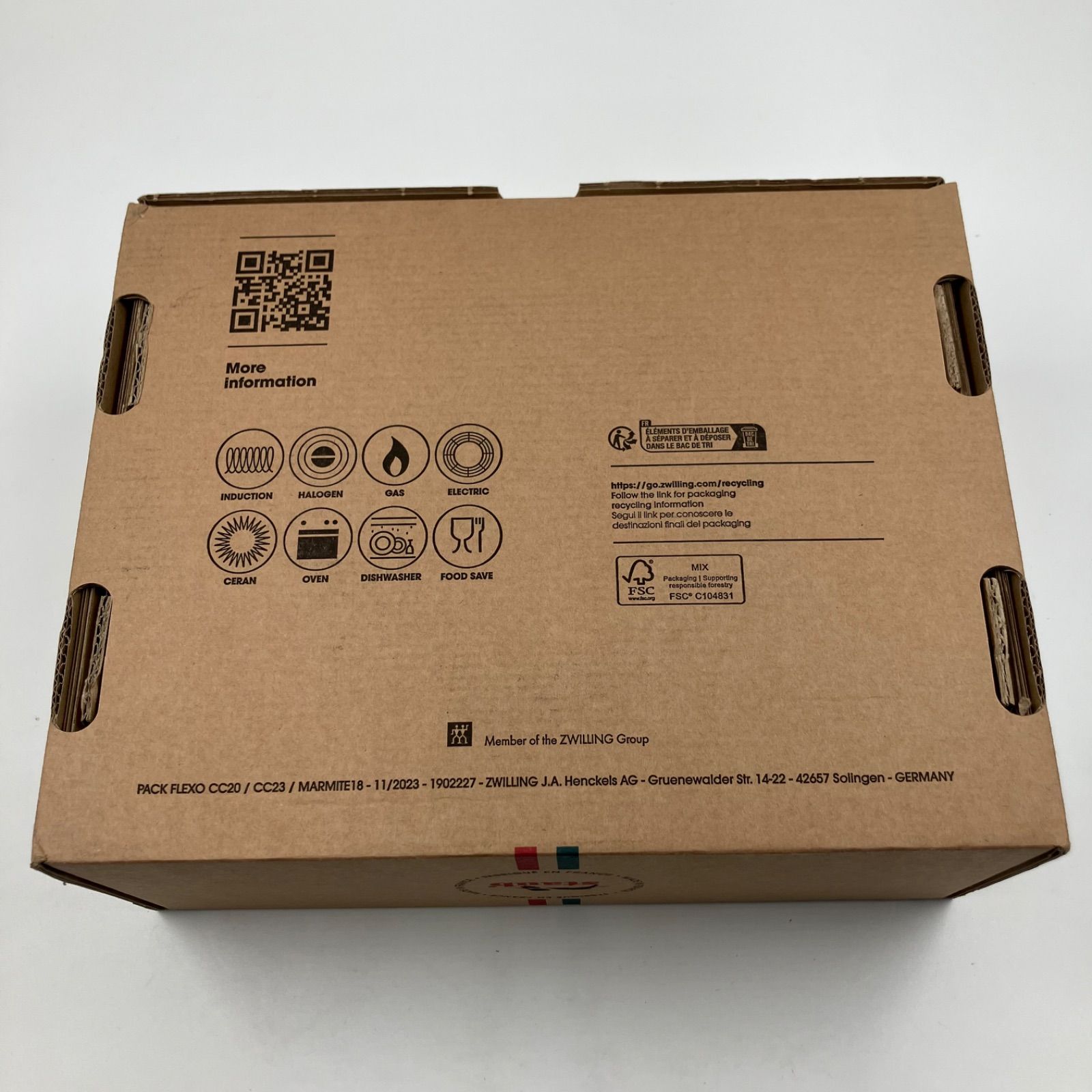 WJ140 ストウブ staub ピコ ココット ラウンド 20cm グレー 40509-304