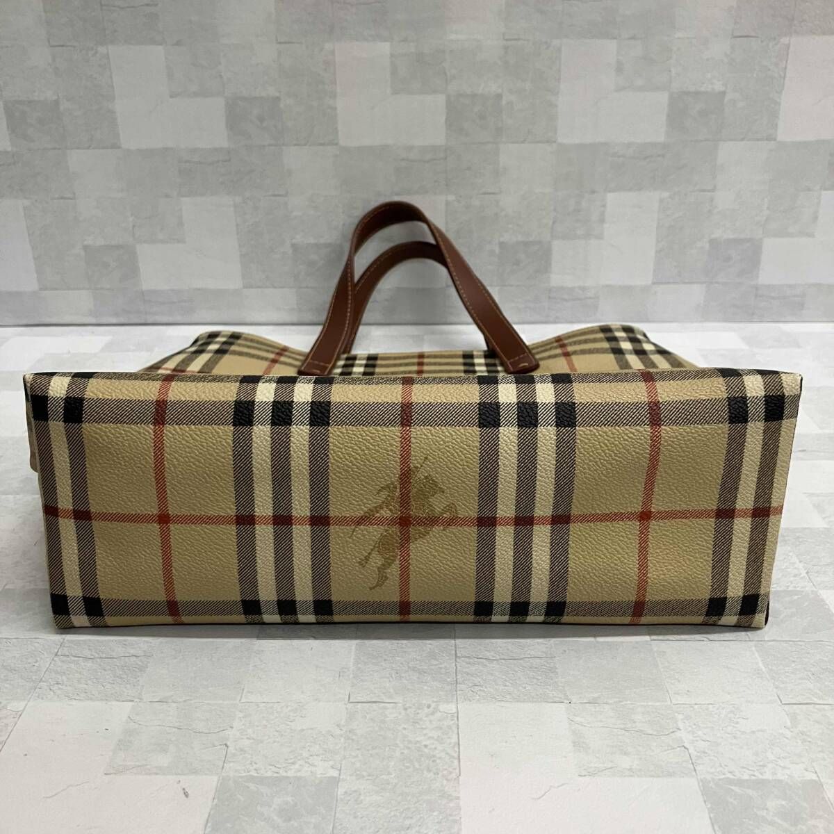 BURBERRY LONDON バーバリーロンドン トートバッグ ベージュ ノバ