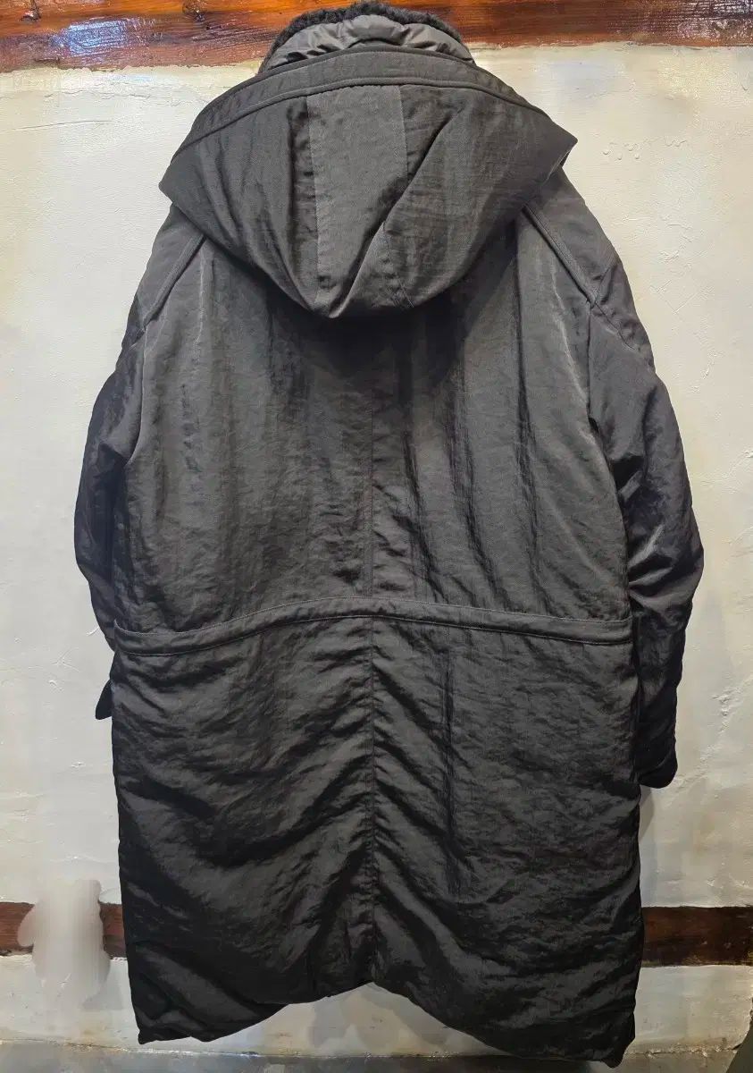 JUUN J ジュンジ ウール ブラック ロングダウンジャケット 50