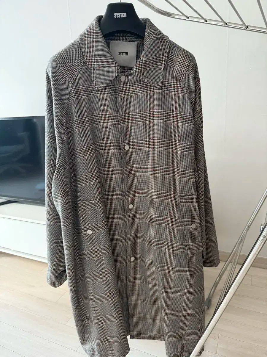 SYSTEM HOMME チェック コート 95