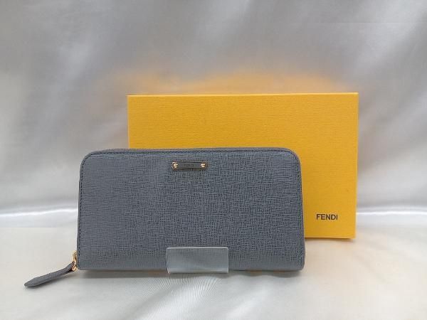 FENDI】CA2715241 ラウンドファスナー 長財布 財布 フェンディ グレー