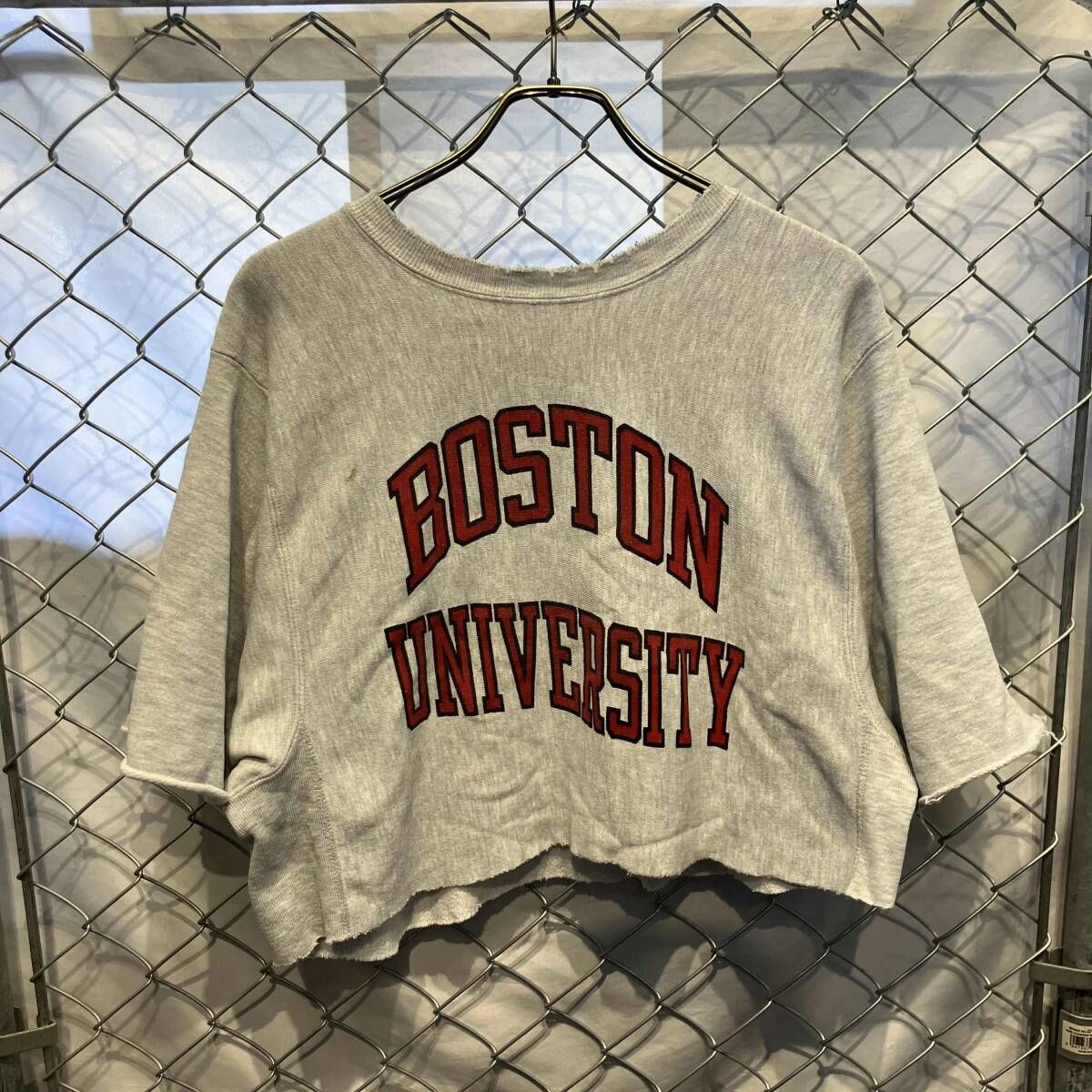 極上　チャンピオン　リバースウィーブ　90s 刺繍タグ　NYU XL 90年代チャンピオン スウェット 青刺繍タグUS NAVY