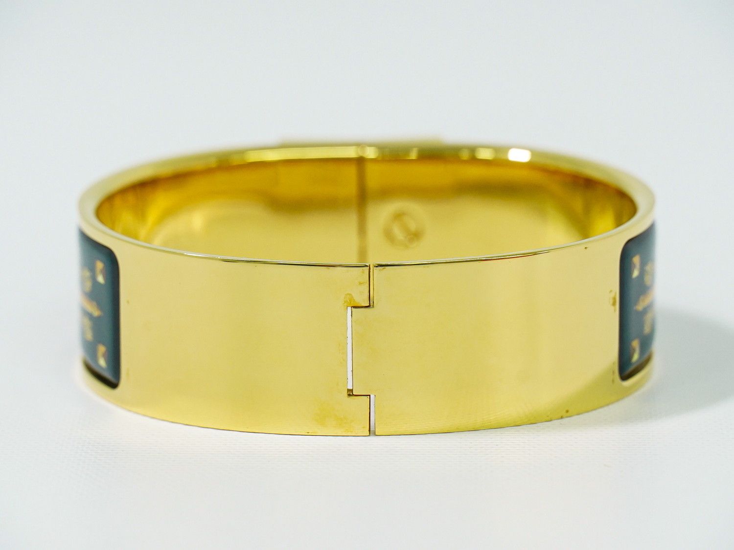 本物 エルメス HERMES エマイユ GM バングル ブレスレット 七宝焼 GP