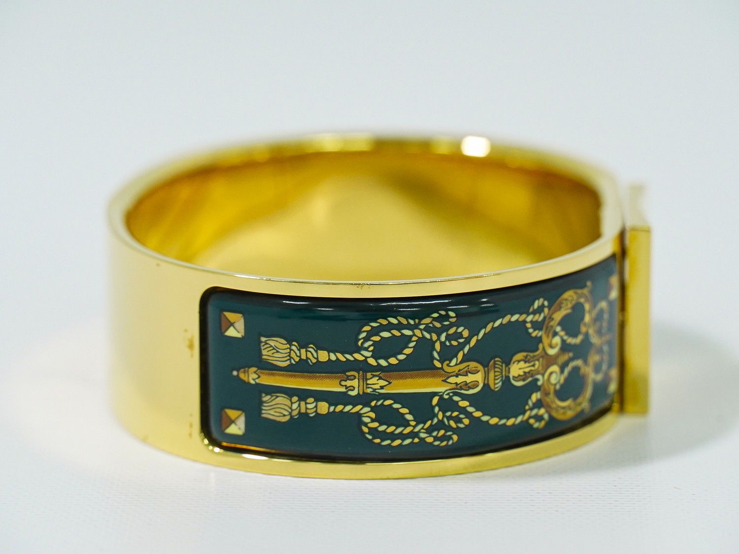 R様の エルメス エマイユGM 七宝焼き バングル ブレスレット ゴールド R様の エルメス エマイユGM 七宝焼き バングル ブレスレット ゴールド