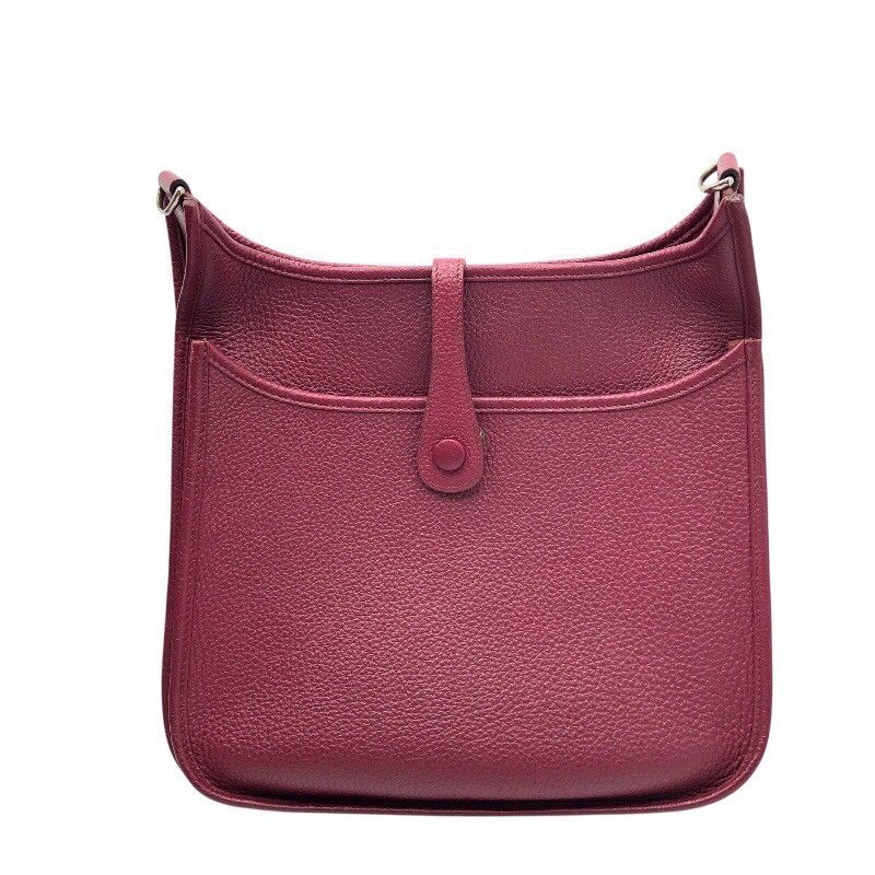 エルメス HERMES エヴリン3 PM N刻 ルビー トリヨン レディース ショルダーバッグ