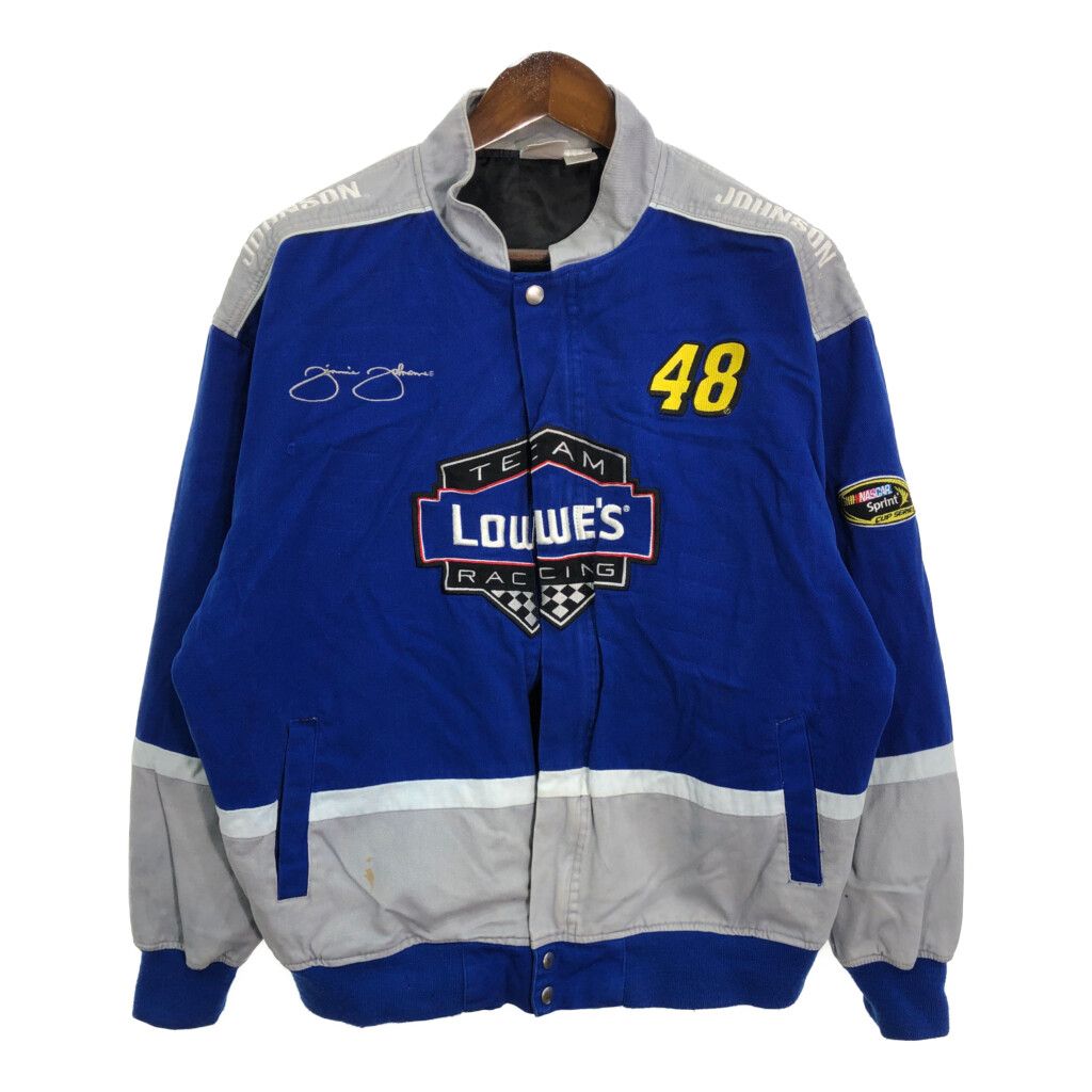 B品】 NASCAR レーシング ジャケット バイクウェア 企業ロゴ LOWE'S