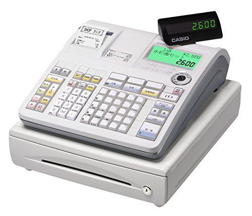  【中古】カシオ計算機 電子レジスター(ネットレジ) 25部門 (ホワイト) TE-2600-25S その他