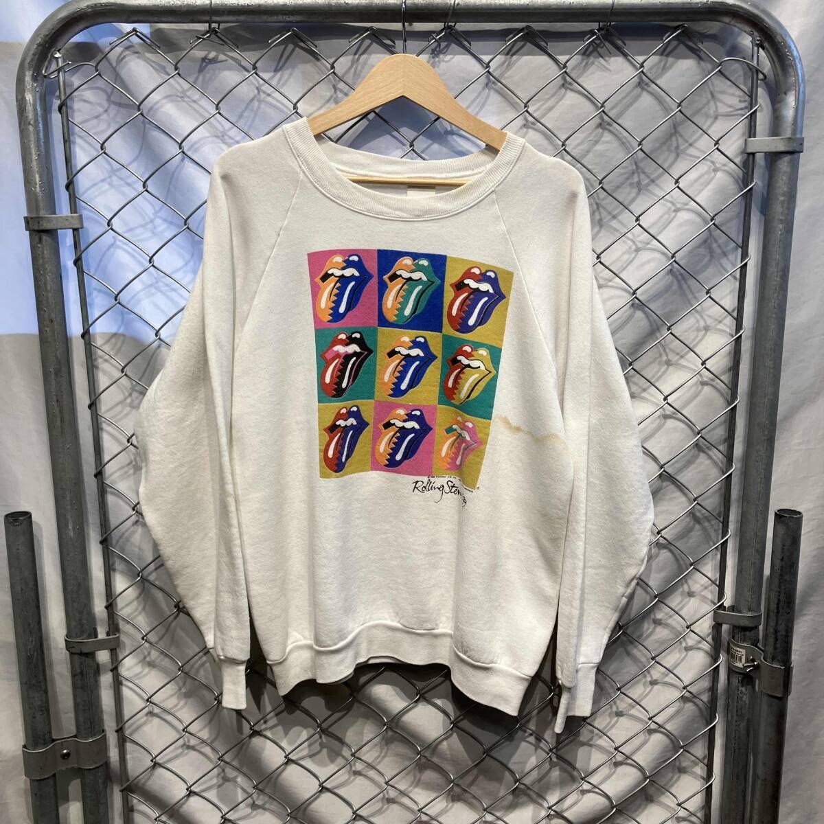 フォロー割】 80s ローリングストーンズ バンド スウェット トレーナー