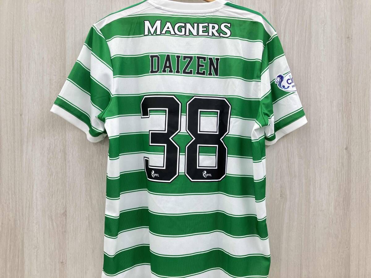 adidas アディダス CELTIC セルティック #38 前田大然 半袖ホーム