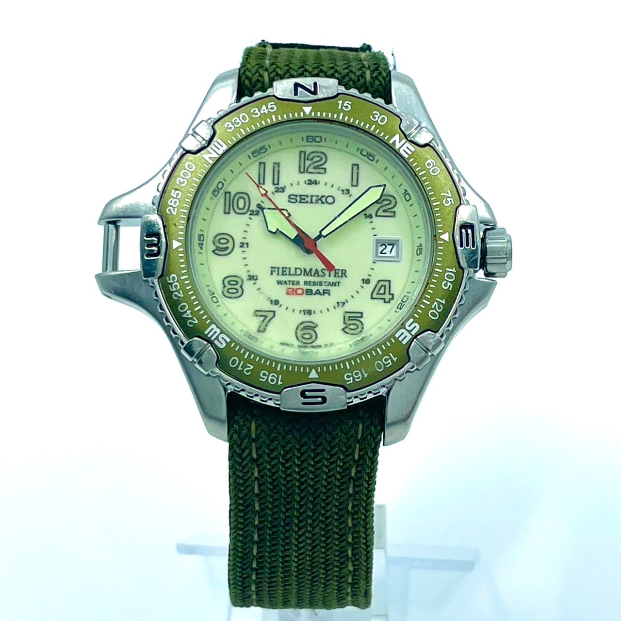 電池交換済／稼働品】SEIKO セイコー FIELD MASTER フィールドマスター 