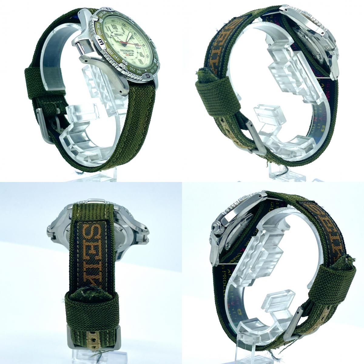 電池交換済／稼働品】SEIKO セイコー FIELD MASTER フィールドマスター 