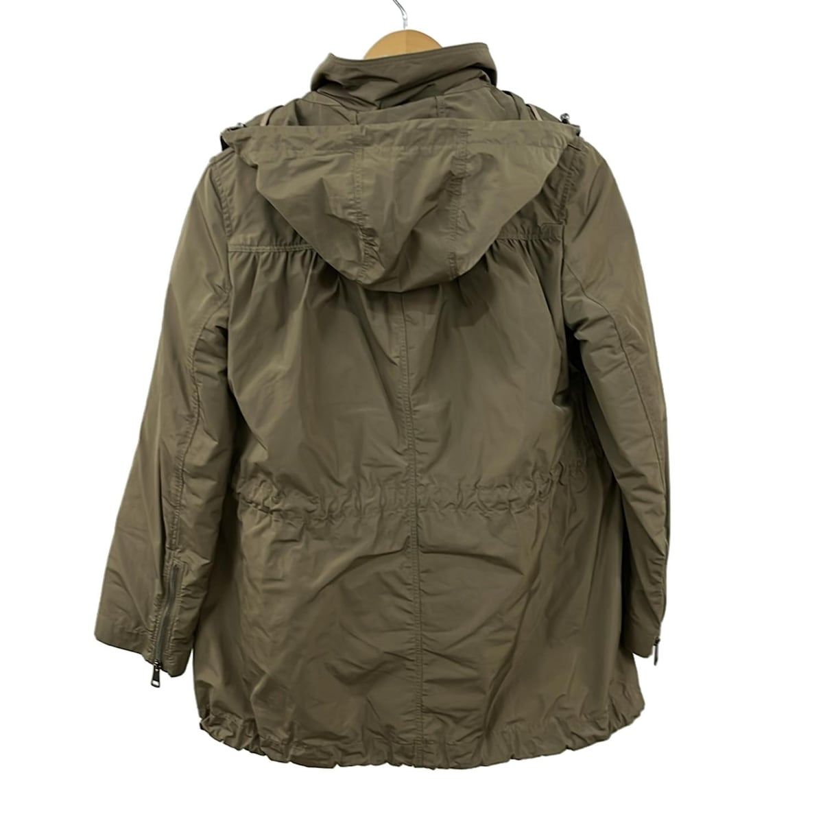 BURBERRY BRIT バーバリーブリット ナイロンコート カーキ BURBERRY BRIT(バーバリーブリット) コート サイズ10 L レディース