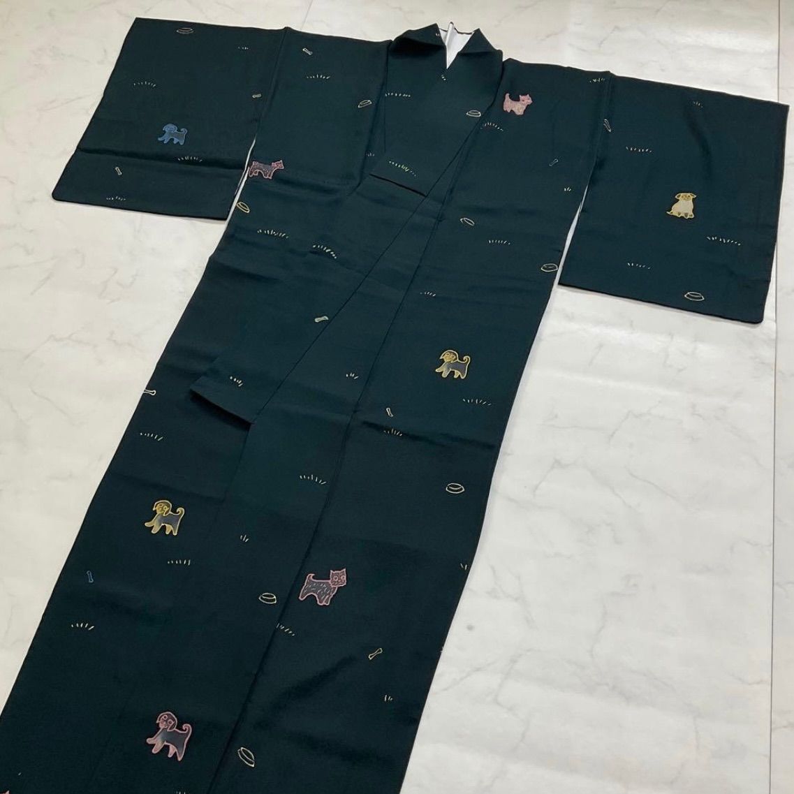 可愛らしい犬の模様