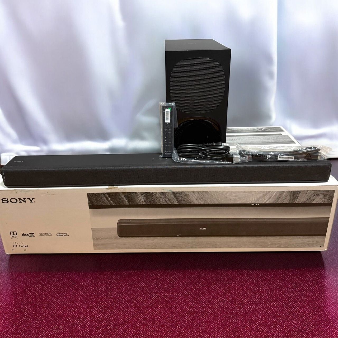 ☆送料無料 極美品 SONY ソニー HT-G700 サウンドバー ホームシアター
