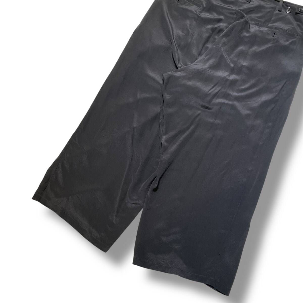 ヨウジヤマモト 21aw シルクサルエルパンツ ヨウジヤマモトYohji Yamamoto collections デザイン画プリントシルク