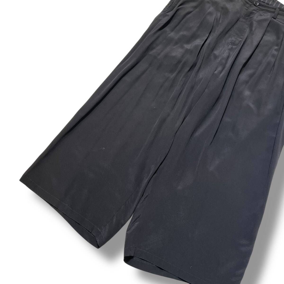 25ss Yohji Yamamoto POUR HOMME 12M SILK DECINE UNB ALANCED PANTS