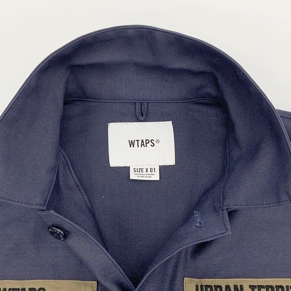 WTAPSダブルタップスBUDS LS ミリタリー　シャツジャケット　サイズ1 WTAPS ダブルタップス ミリタリー シャツ ジャケット BUDS LS COTTON